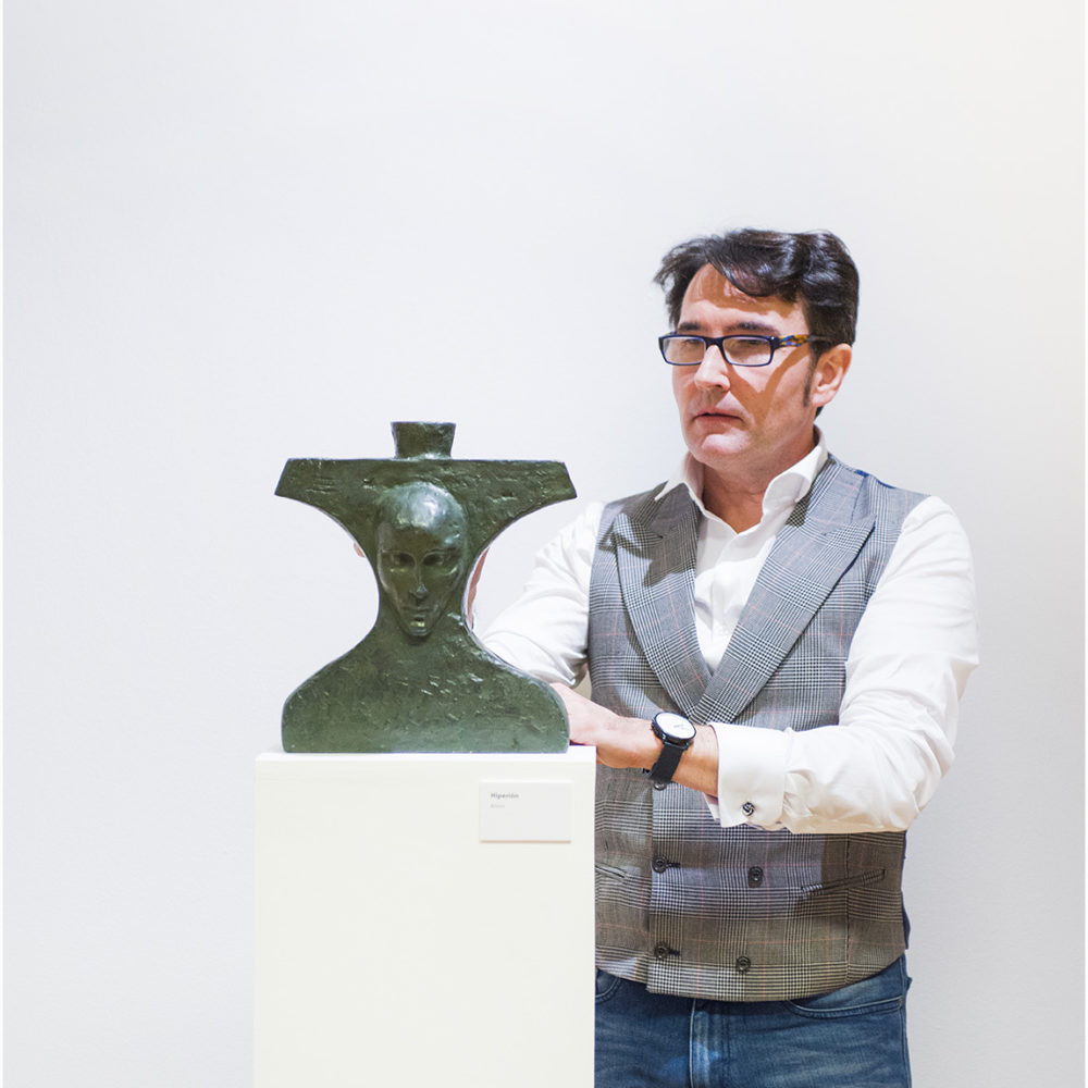 Fundacion Caja Rural de Aragon. Inauguracion exposicion Heroes y Dioses. Alfonso Ortiz Remacha. Sala Bantierra. Octubre. 2019. Marta Marco©.